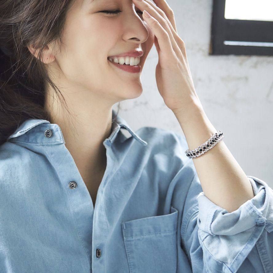 女士牛仔衬衫复古长袖宽松图片