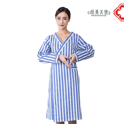 男女款患者睡衣条纹全棉病号服