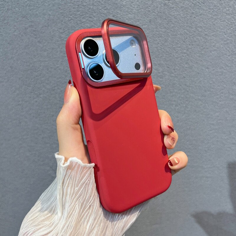 镜头盖玻璃护镜适用于iPhone17promax液态硅胶手机壳镜头支架苹果17pro磁吸相机air按键全包防摔17情侣保护套