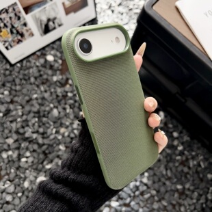 【全包相机AI按键】适用于iPhone17Air手机壳织物纹磁吸苹果17pro全包防摔17promax情侣时尚高级感外壳苹果17