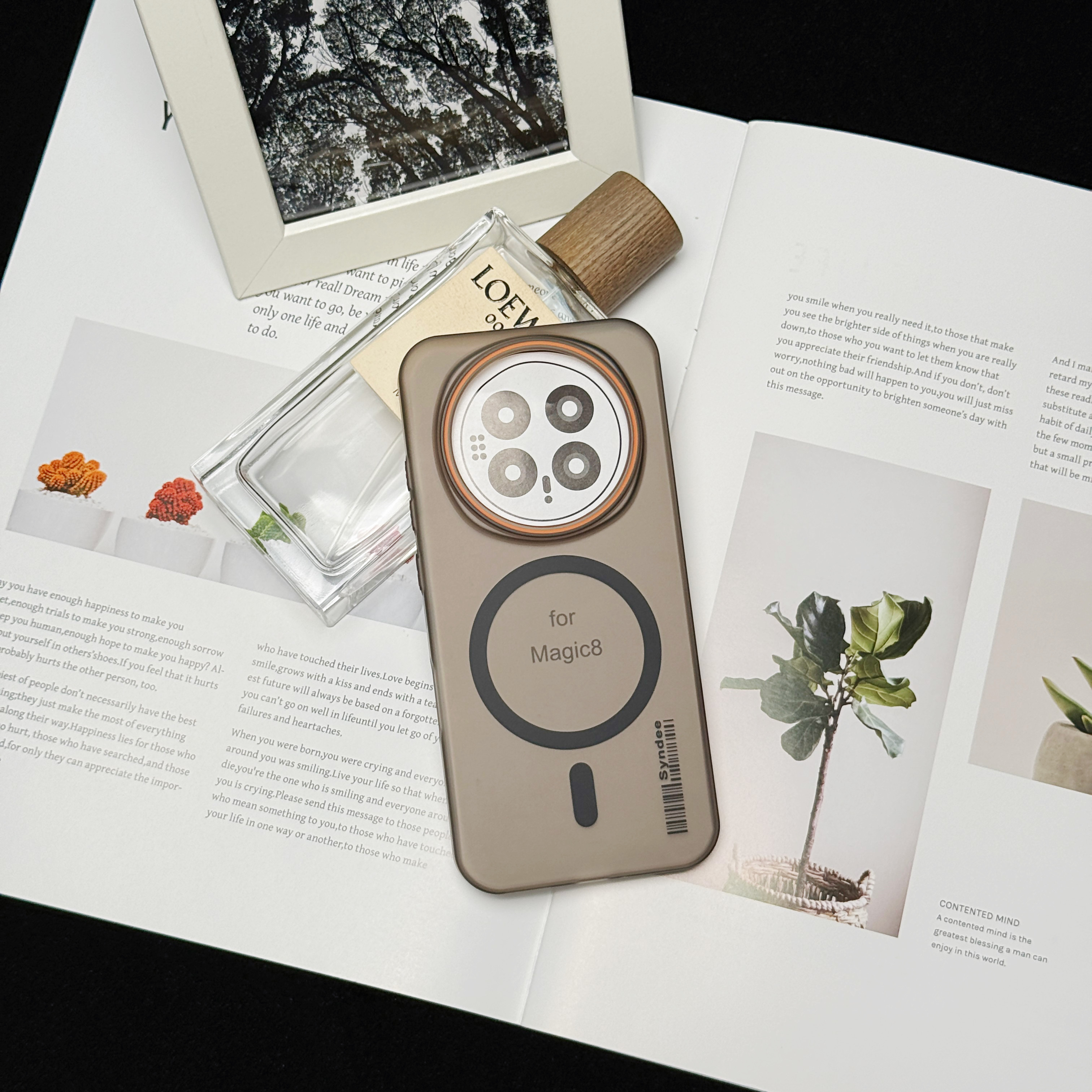 适用于荣耀magic8手机壳磨砂肤感magic8pro高级感时尚magic7轻薄磁吸magic7pro情侣创意时尚外壳magic6硬壳