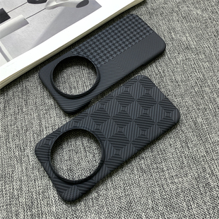 新款半包碳纤维纹适用荣耀magic8pro手机壳超薄magic8磨砂魔术7pro浮雕颗粒感男女情侣防摔外壳PC硬magic6