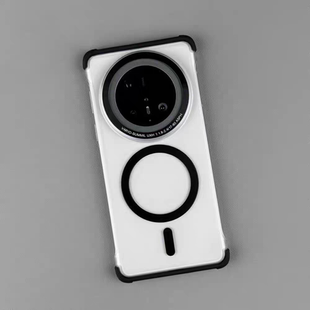 超薄无边框散热适用华为mate70pro+磁吸手机壳防摔Mate70半包散热mate60pro肤感磨砂男女半透保护套mate50