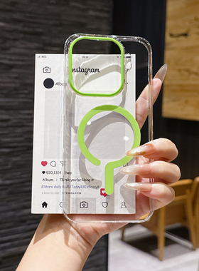 小众简约适用于oppoFindx9pro手机壳透明磁吸OPPOfindx9轻薄高级感findx8pro情侣时尚PC硬壳x8s保护套x8UItra