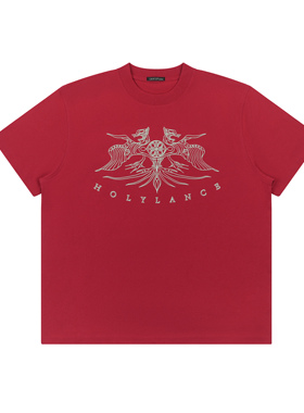 LANCER(兰寺) HOLYLANCE PortrayYing* Tee 應像线描印花全棉T恤