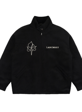 LANCER(兰寺) AW21 LANCMORY*Jacket 心電刺绣哈灵顿夹棉外套夹克