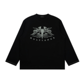 應像线描印花全棉长袖 LANCER PortrayYing HOLYLANCE T恤 兰寺