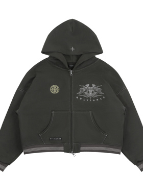 LANCER(兰寺) HOLYLANCE PortrayYing* 應像羽剑绣花宽松加绒卫衣