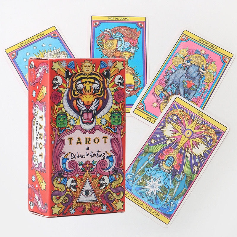 三神英文版塔罗牌 Tarot de EI dios de los tres