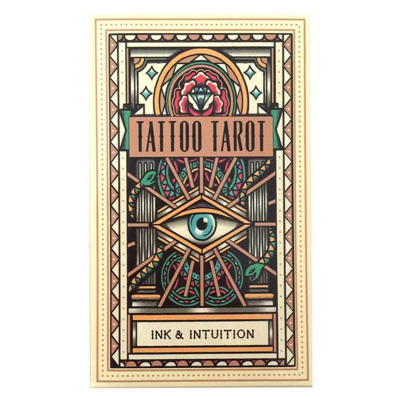 英文纹身塔罗牌  tattoo tarot ink intuitio 马赛体系