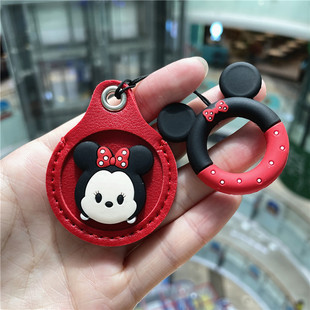 卡套电梯可爱女迷你卡通ins风小区门禁感应卡扣钥匙扣钥匙保护套