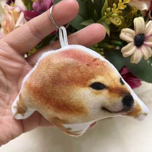 我的刀盾语音毛绒挂件按压发声玩偶学生书包挂饰钥匙扣网络热梗狗