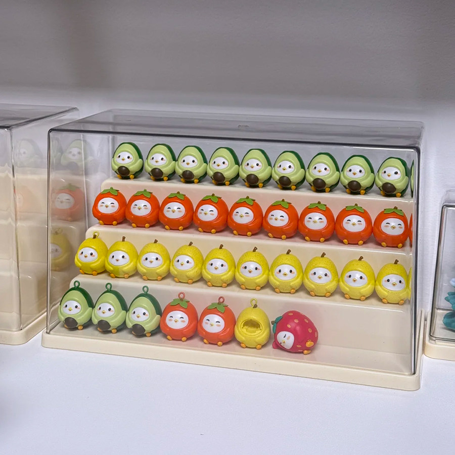 蚂蚁庄园小鸡公仔盲盒收纳盒萌粒小鼻嘎捏捏展示盒摆件陈列展示柜,收纳整理,手办收纳盒,淘宝优惠券,粉丝福利购,淘宝优惠卷