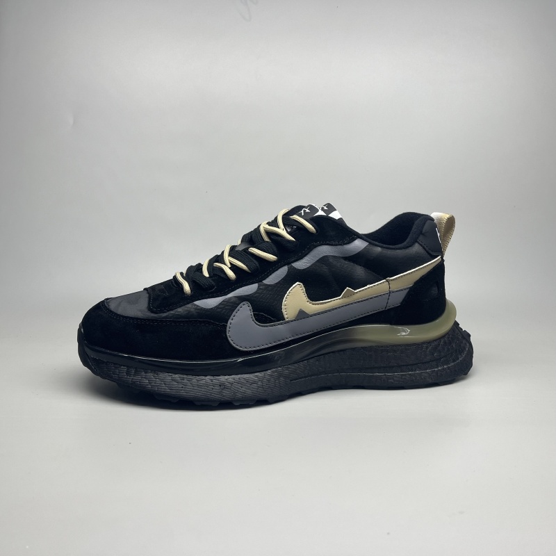 真皮拼接超纤皮老爹鞋男鞋