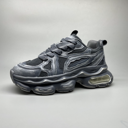 稀缺外贸秋冬飞织老爹鞋男新款低帮透气潮流复古厚底增高网面男鞋