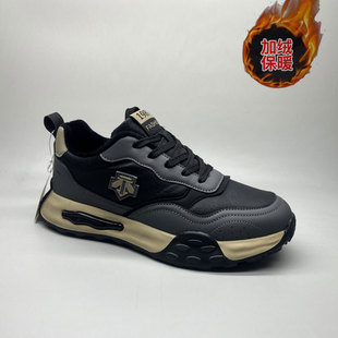新款 阿甘鞋 加绒休闲男鞋 时尚 潮 轻便厚底皮面老爹鞋 稀缺外贸秋冬季