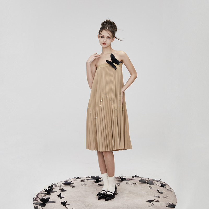 MildRate长半裙百褶裙百搭