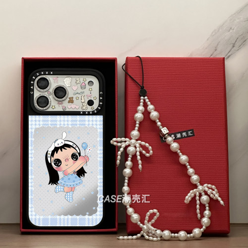 明星网红同款Yuy小玉苹果17Promax适用于iPhone16Promax手机壳15pro可爱卡通女孩14Pro防摔13/12防摔磁吸硬壳