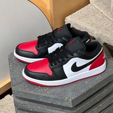 耐克NIKEAIR JORDAN AJ1男鞋板鞋黑红脚趾低帮休闲鞋553558-161