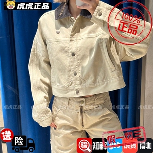 Adidas三叶草女子新款帆布运动夹克翻领休闲外套KE1069/KC8889