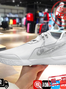 Nike耐克男鞋2024夏季新款詹姆斯运动鞋白色实战篮球鞋FJ1567-102