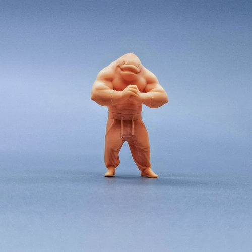 【嗯哼模型】现货1:64人偶1:43微缩白模 鲨鱼人 影视角色 W205