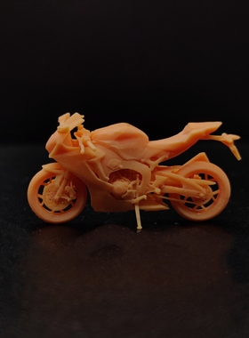 SuperGe1/64本田摩托车CBR1000RR Fireblade素模直接上色T615