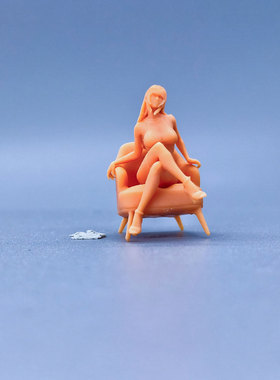 SuperGe1/64白模人偶女王范坐姿女性感写实人物直接上色S711