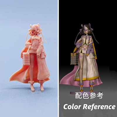 【嗯哼模型】现货1:64人偶1:43微缩白模 胜利女神苏恩 C710