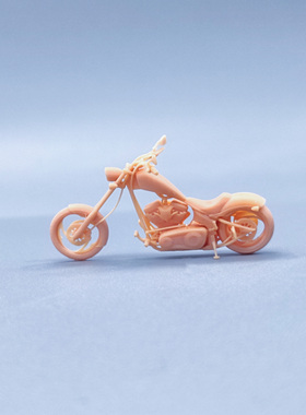 【嗯哼模型】1:64人偶1:43微缩摩托车 大狗 K9 Chopper V813