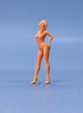 SuperGe1/64白模人偶提臀性感女素模直接上色T218