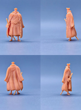 SuperGe1/64白模人偶航海希留Shiryu素模直接上色H432