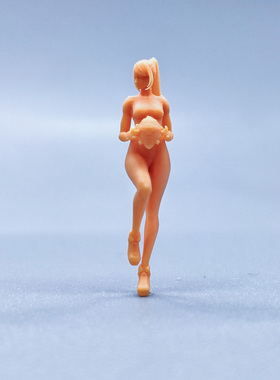 SuperGe1/64白模人偶银河战士萨姆斯阿兰女生素模直接上色S641