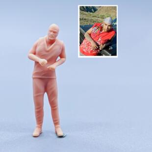【嗯哼模型】现货1:64人偶1:43微缩白模 里科桑托斯 C133