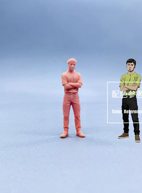 【嗯哼模型】现货1:64人偶1:43微缩白模 头文字D 武内树 W617
