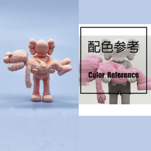 【嗯哼模型】现货1:64人偶1:43微缩白模 潮玩 W431