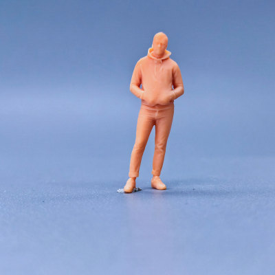 SuperGe1/64白模人偶卫衣束手男