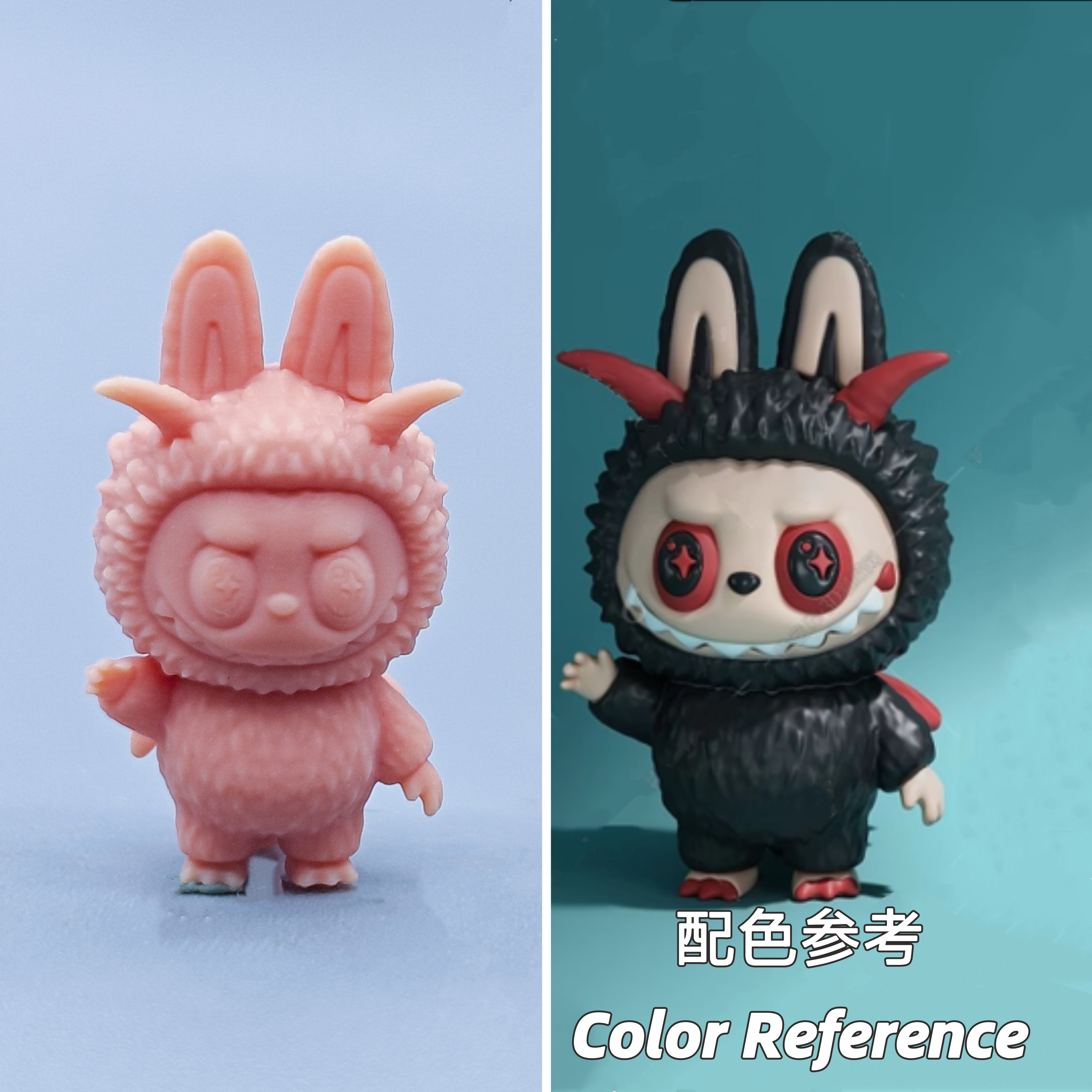 【嗯哼模型】现货1:64人偶1:43微缩白模 魔王布拉拉 D022