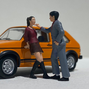 Wulala1/64人偶 02喜剧之王经典港片星爷微缩场景搭配