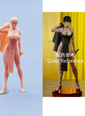 【嗯哼模型】现货1:64人偶1:43微缩白模 咒术回战禅院真希 C403