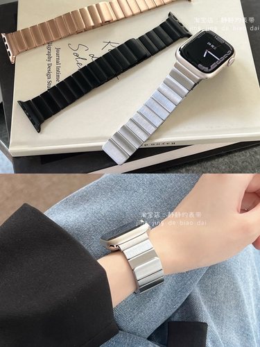 不锈钢磁吸静静的表带