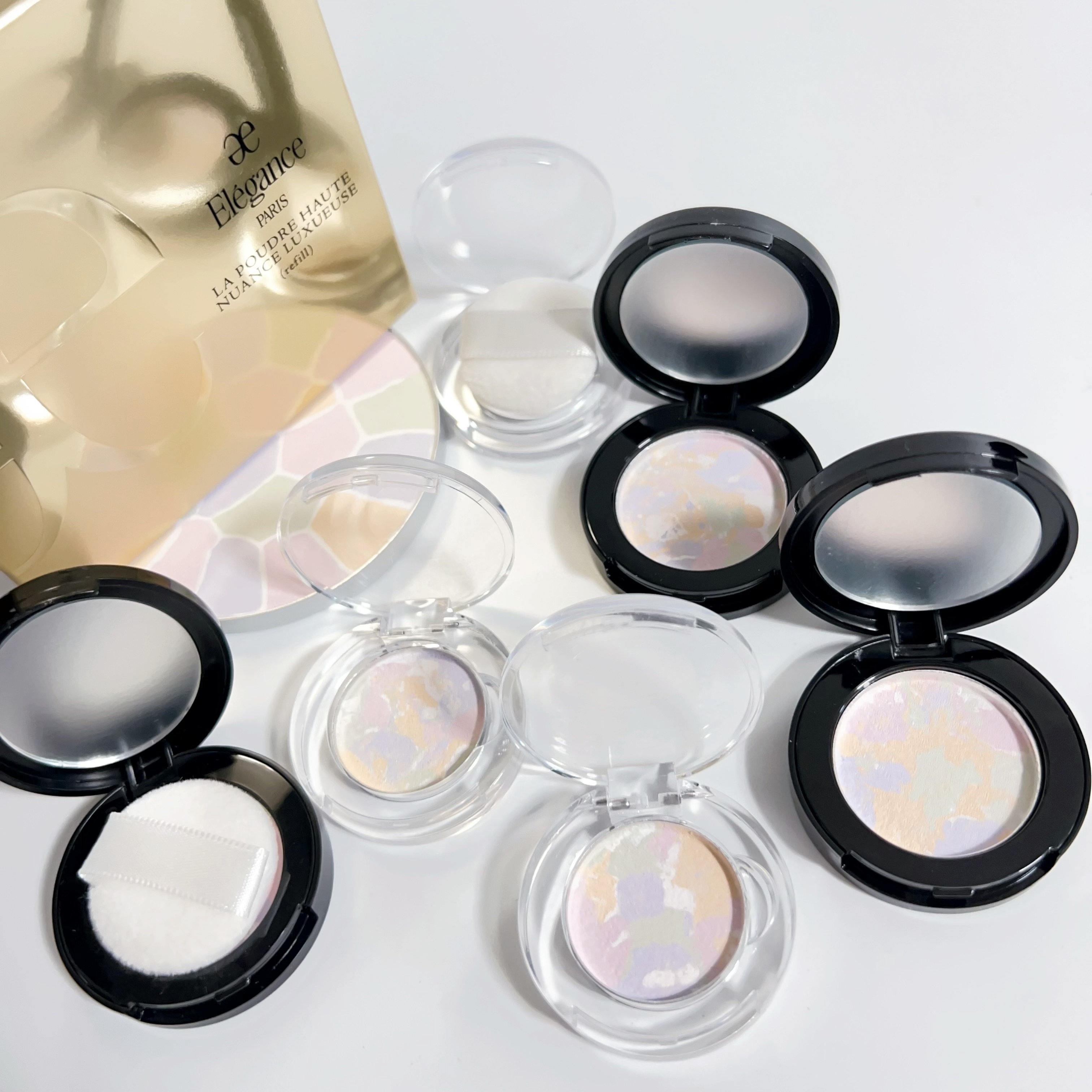 雅莉格丝日本试色小样蜜粉饼