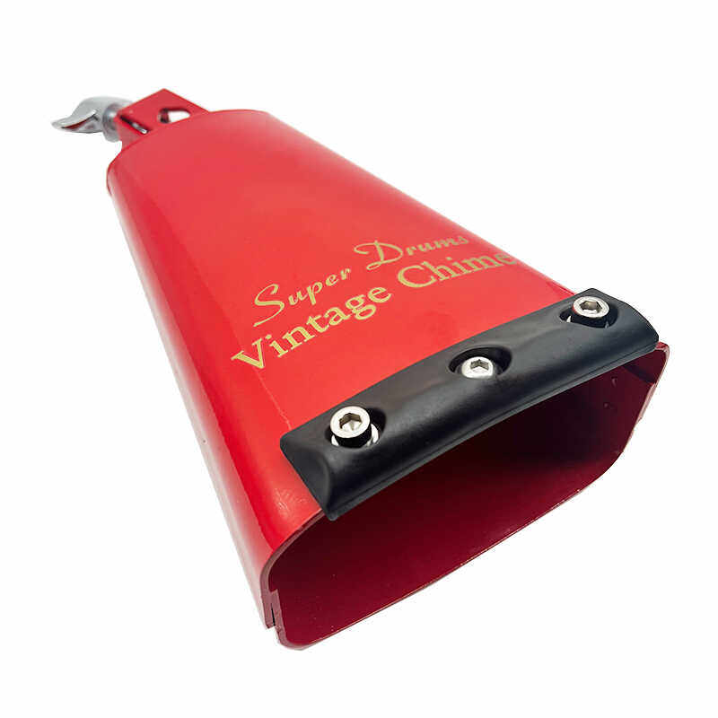 5寸红色牛铃特殊钢合金牛铃架子鼓牛铃打击铃牛玲铛爵士鼓铃铛