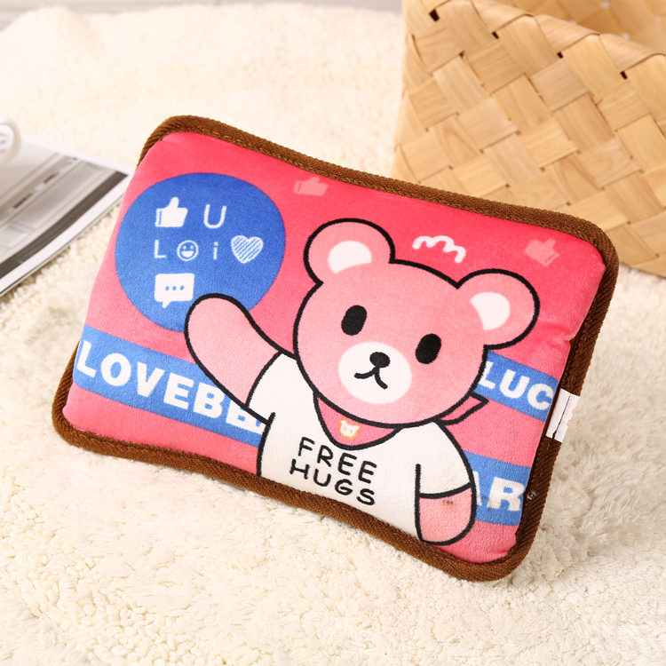 热水袋充电式防爆暖手宝宝女暖肚子毛绒电暖宝新款热宝暖水袋注水