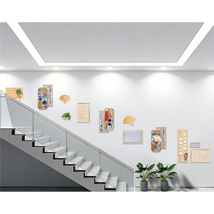 饰墙面展示画 墙贴楼梯走廊装 幼儿园非遗传统文化主题环创中式 风格