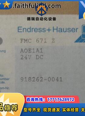 E+H FMC671Z-AOE1A1 恩德斯豪斯全新信号转换器 FMC 671 Z议价