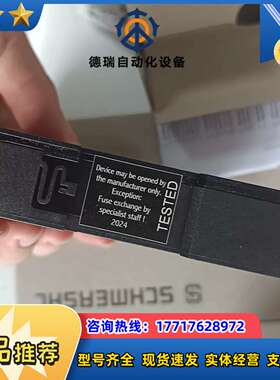 德国施迈赛SCHMERSAL安全继电器FWS1206C，全新议价