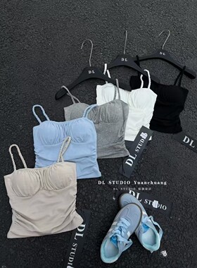 DL 2026春季新款韩版时尚百搭显瘦抹胸背心女内搭打底上衣A10070