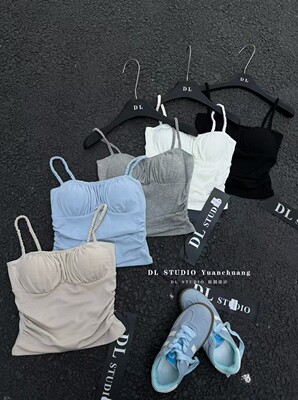 DL 2026春季新款韩版时尚百搭显瘦抹胸背心女内搭打底上衣A10070