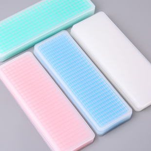 和纸手帐胶带分装 板透明卡片手账DIY素材工具磨砂PVC分隔片格尺子